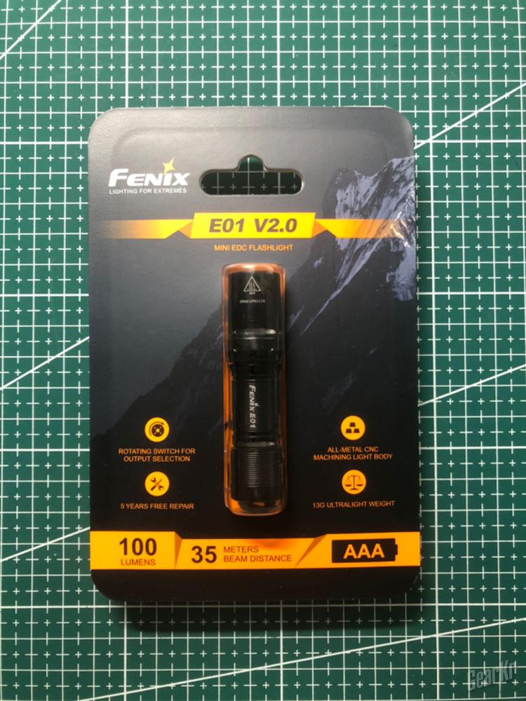 最小不代表简陋——fenix E01 V2.0迷你钥匙扣手电