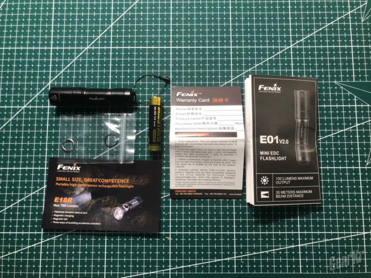 最小不代表简陋——fenix E01 V2.0迷你钥匙扣手电