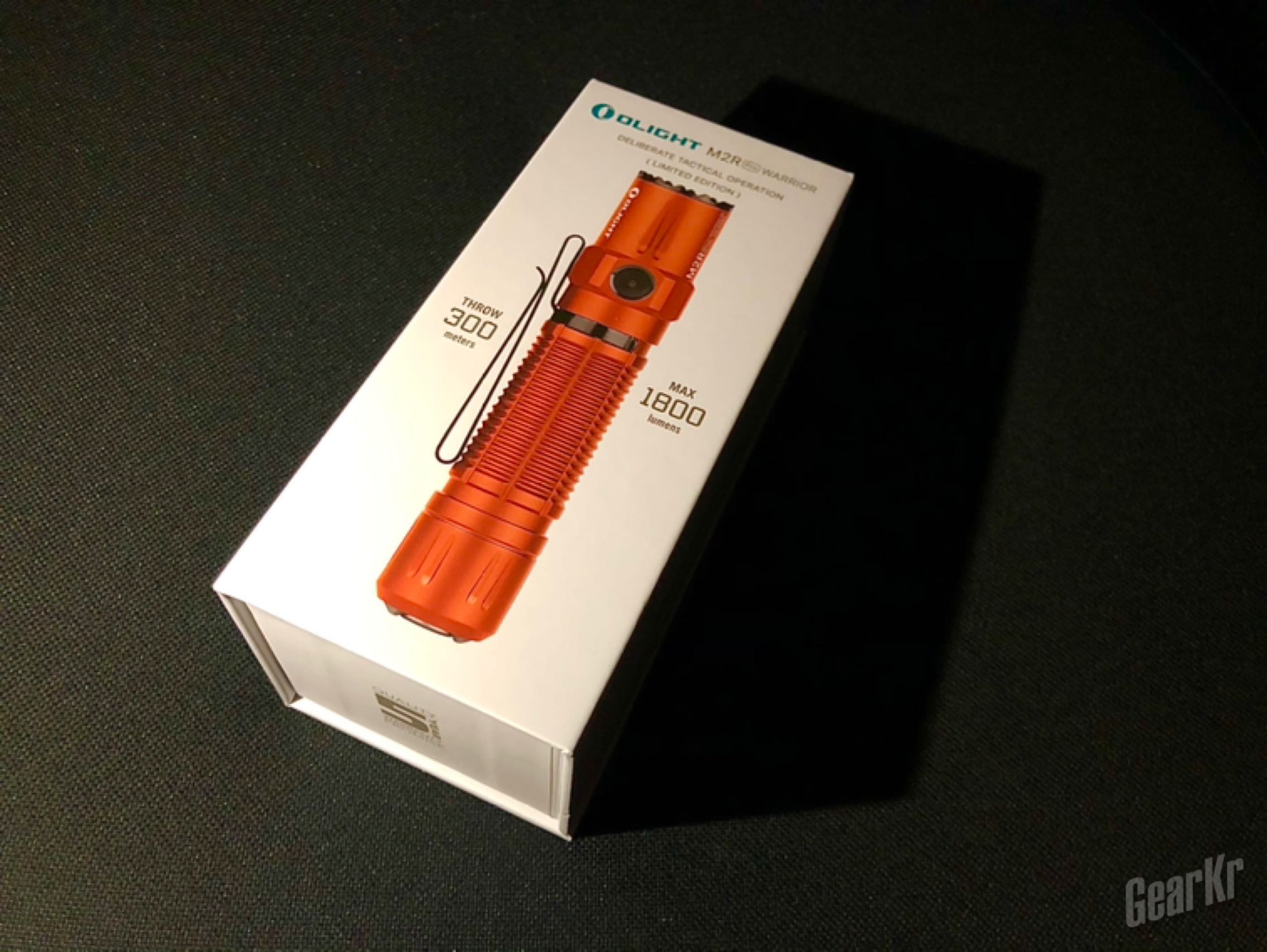 靓丽的贴身卫士——olight m2r pro橙色限量版
