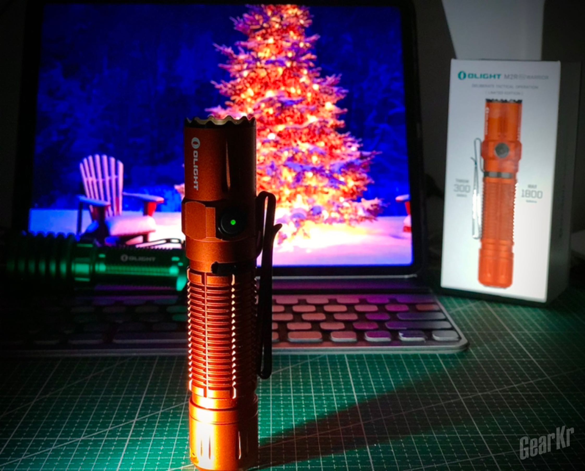 靓丽的贴身卫士——olight m2r pro橙色限量版