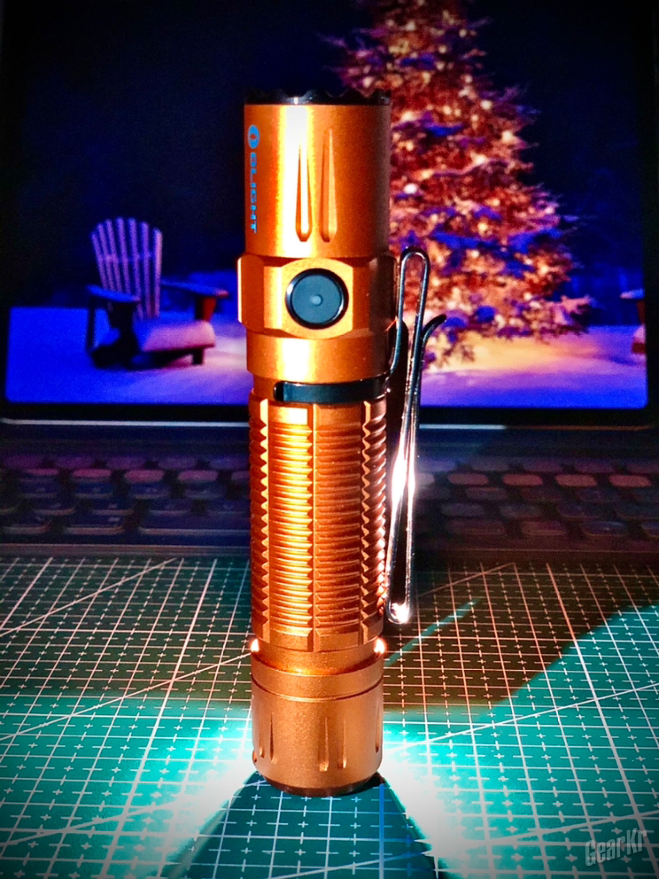 靓丽的贴身卫士——olight m2r pro橙色限量版